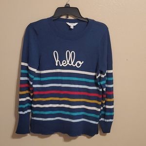 Time & Tru hello sweater sz med